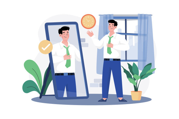 M574_Remote Working Illustration Pack