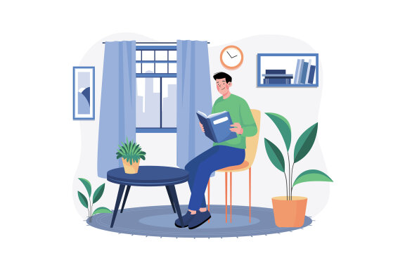 M574_Remote Working Illustration Pack