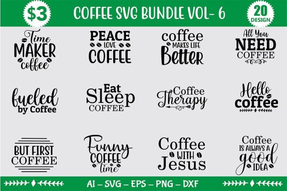 Coffee SVG Bundle