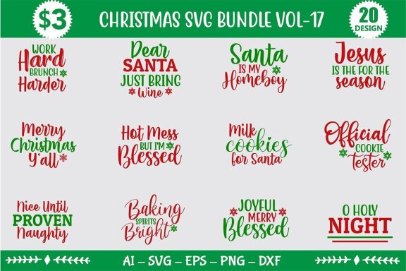 Christmas SVG Bundle