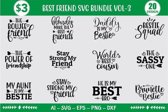 Best Friend SVG Bundle