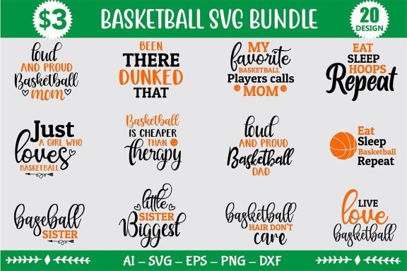 Basketball SVG Bundle