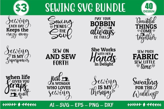 Sewing SVG Bundle