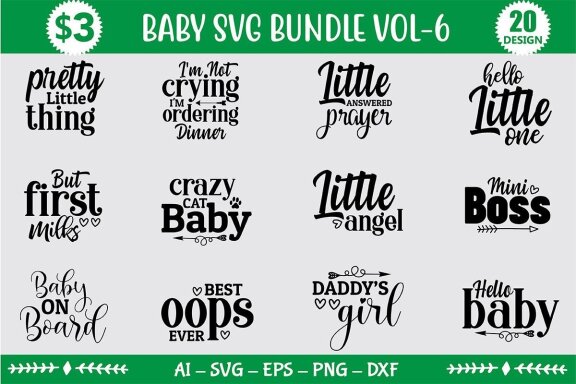 Baby SVG Bundle