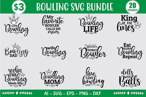 Bowling SVG Bundle