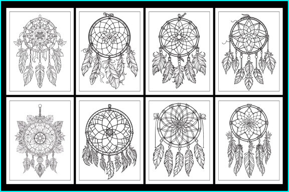  Dreamcatcher Coloring Pages
