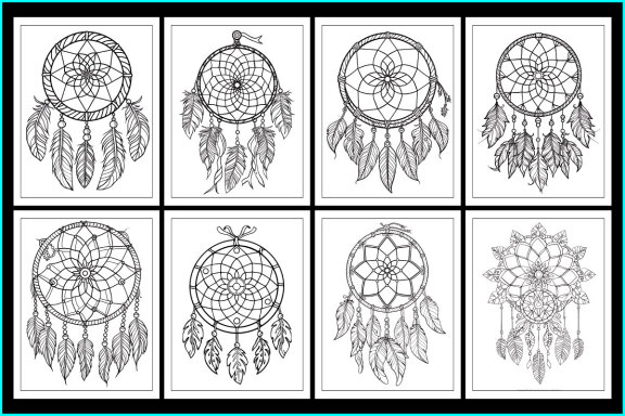  Dreamcatcher Coloring Pages