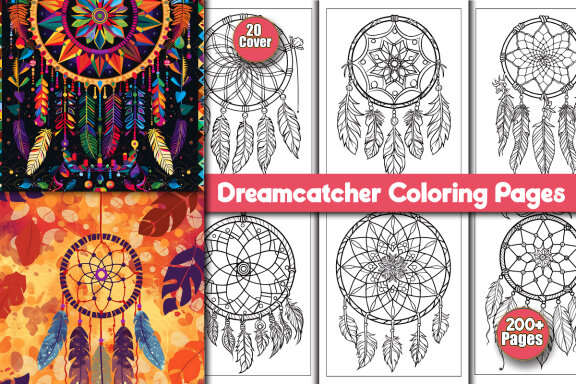  Dreamcatcher Coloring Pages