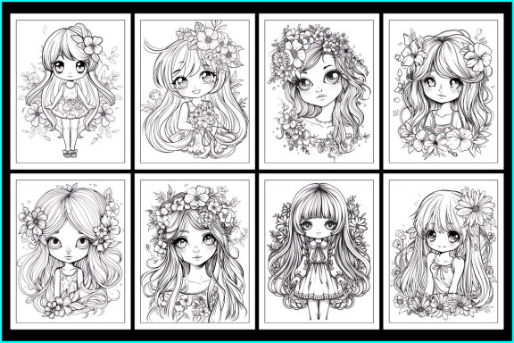 Chibi Girl Coloring Pages