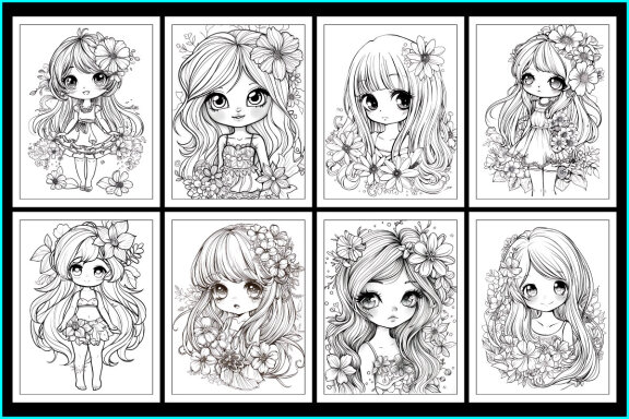 Chibi Girl Coloring Pages
