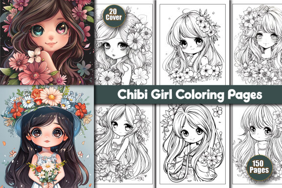 Chibi Girl Coloring Pages