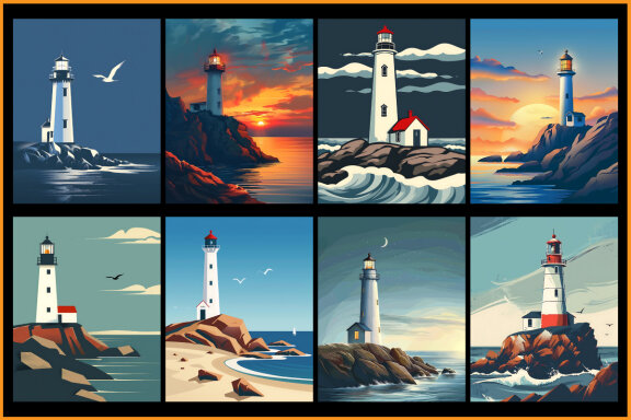 Lighthouse Coloring Pages for Adults