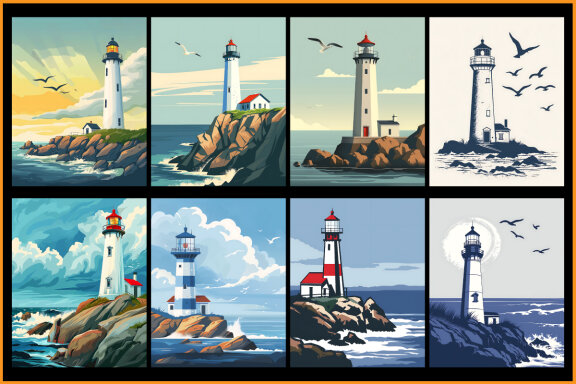 Lighthouse Coloring Pages for Adults