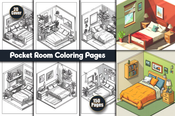 Pocket Room Coloring Pages