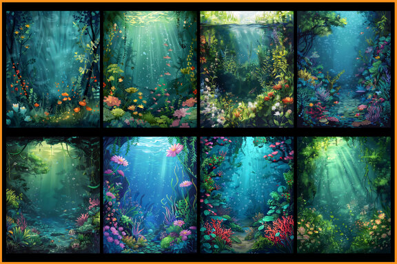 Under Water Coloring Pages