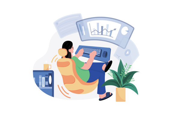 M557_Remote Work Illustration Pack