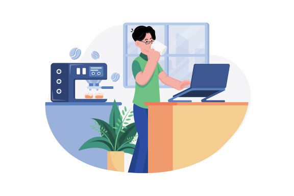 M557_Remote Work Illustration Pack