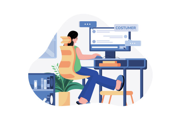 M557_Remote Work Illustration Pack