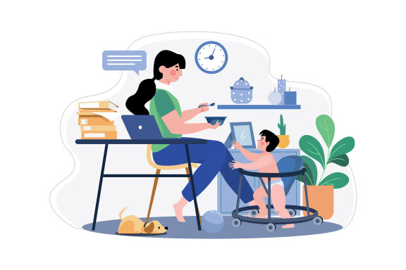 M553_Remote Work Illustration Pack 1