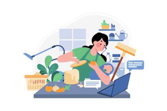 M553_Remote Work Illustration Pack 1