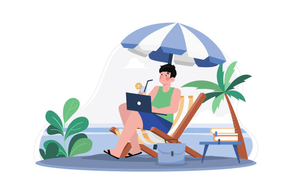 M553_Remote Work Illustration Pack 1