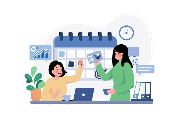 M553_Remote Work Illustration Pack 1