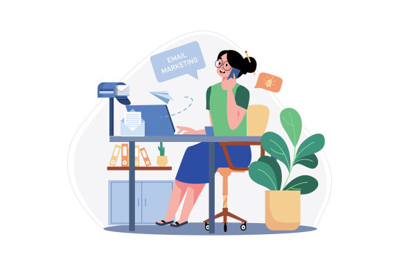 M553_Remote Work Illustration Pack 1