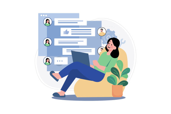 M553_Remote Work Illustration Pack 1