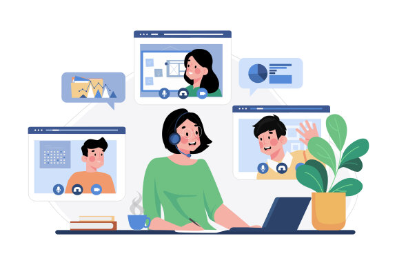 M553_Remote Work Illustration Pack 2