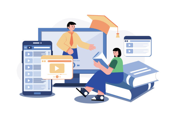 M551_Online Education Illustration Pack 1