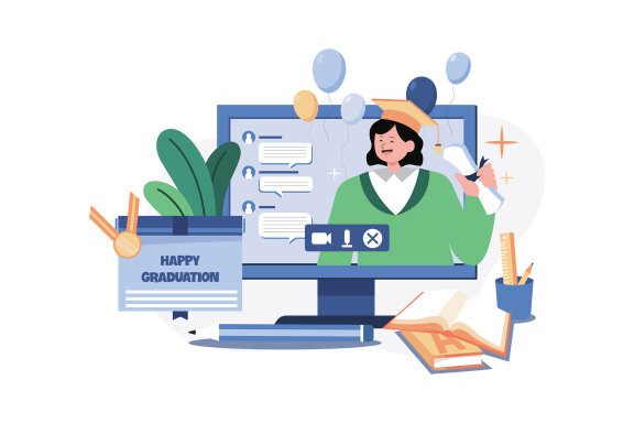 M551_Online Education Illustration Pack 2