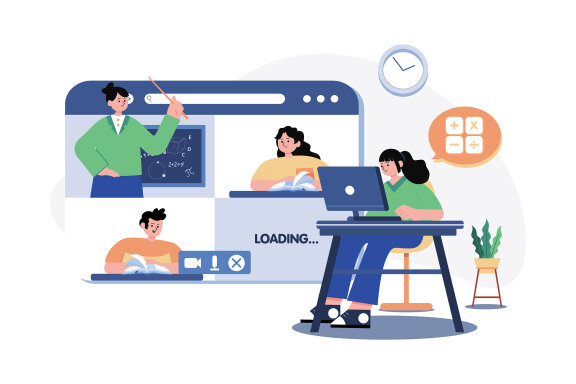M551_Online Education Illustration Pack 2