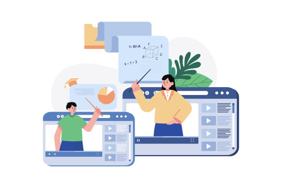 M551_Online Education Illustration Pack 2