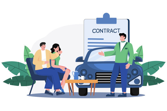 M550_Car Dealership Illustrations 1