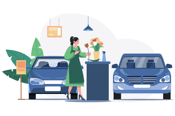 M550_Car Dealership Illustrations 1