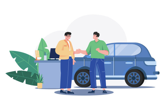 M550_Car Dealership Illustrations 1