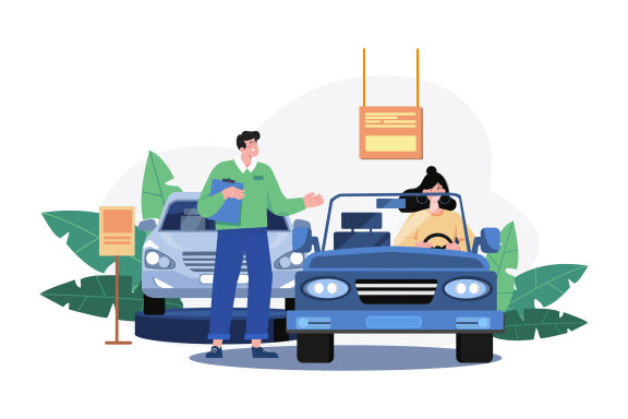 M550_Car Dealership Illustrations 1