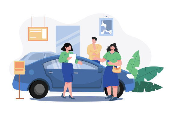 M550_Car Dealership Illustrations 1