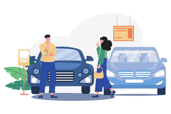 M550_Car Dealership Illustrations 2