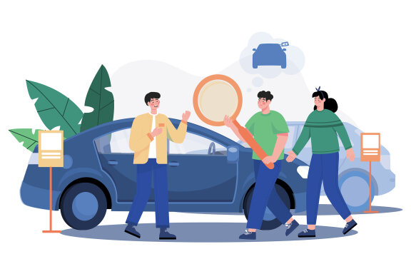 M550_Car Dealership Illustrations 2