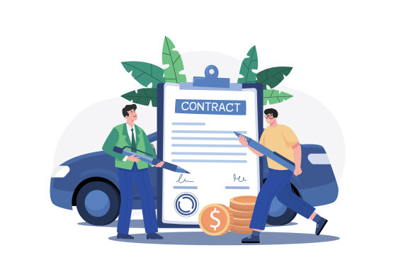 M550_Car Dealership Illustrations 2