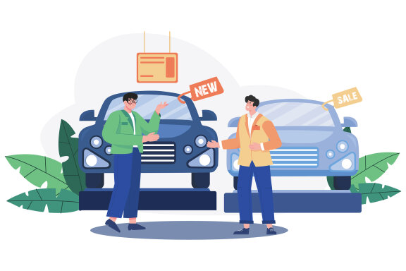 M550_Car Dealership Illustrations 2