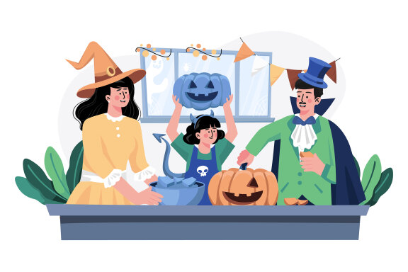 M548_ Halloween Illustration Pack