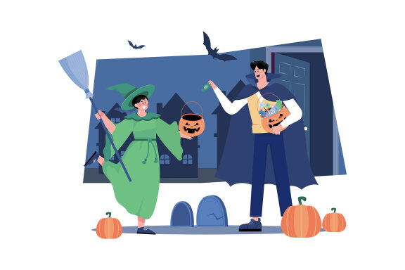 M538_ Halloween Illustration Pack