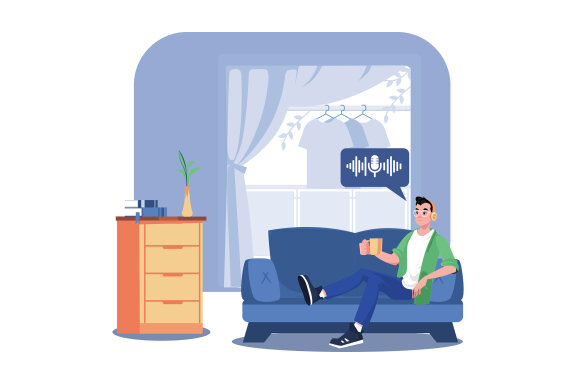 M536_Live Stream & Podcast Illustration Pack