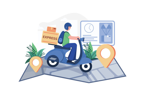 M535_Shopping Online Illustration Pack