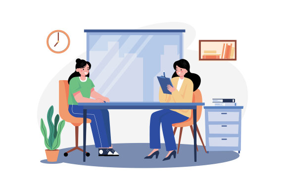M528_Interview & Hiring Illustration Pack