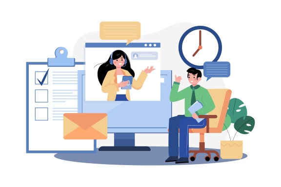 M528_Interview & Hiring Illustration Pack