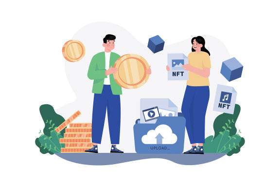 M525_NFT & Crypto Illustration Pack