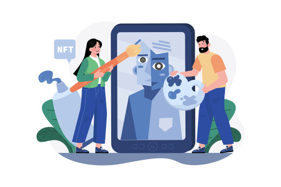 M525_NFT & Crypto Illustration Pack